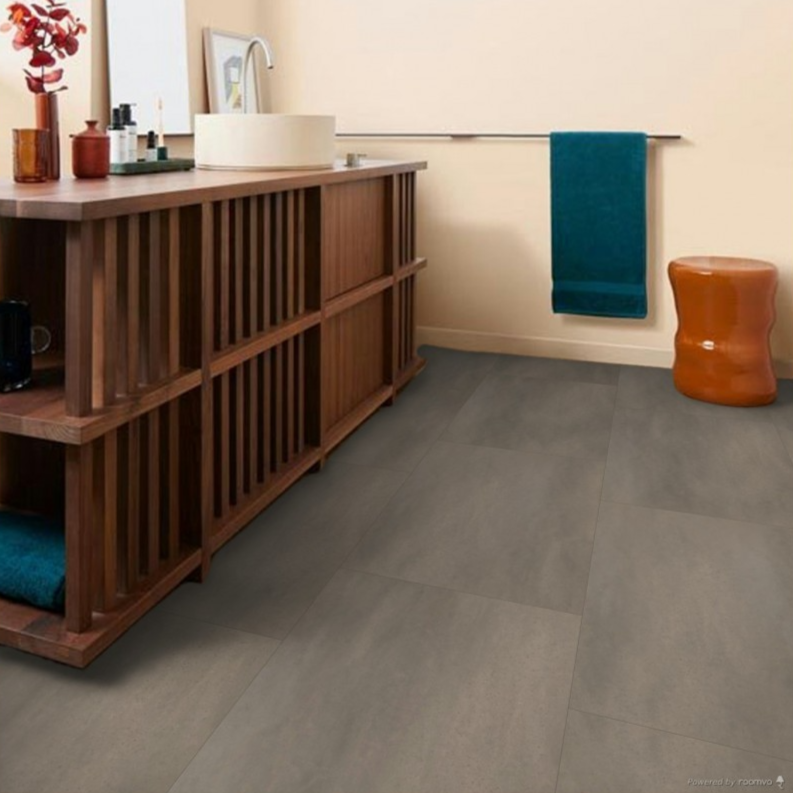 Berry Alloc Dalles Vinyles Spirit Pro Click Comfort 55 – Cement Taupe - réf. 60001482 – 914 x 610 x 5,5 mm